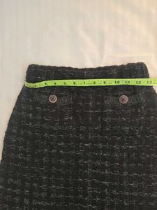 Textured A-Line Skirt waist 26-30