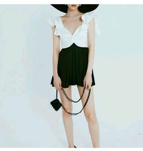 Chic Two-Tone Dress