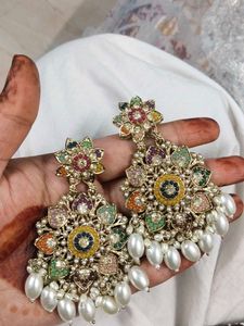 New Pakistani Work Earrings