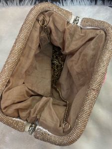 Vintage Beaded Floral Clutch