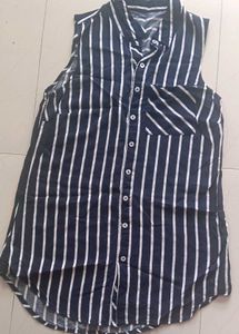 Striped Sleeveless Top