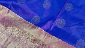 Pink &amp; Purple Silk Saree