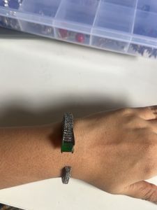 Sparkly Open Cuff Bracelet