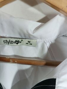 White Plain Casual Jacket (Women)