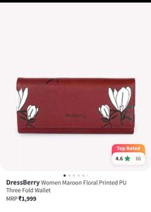 Floral Print Wallet