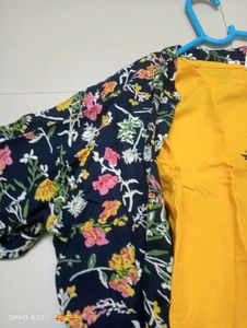 Pant,Crop Top,Srug - Pair