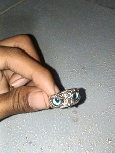 Brand New Adjustable Metal Angry Owl Ring
