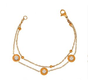 Rose Gold Double Chain Bracelet