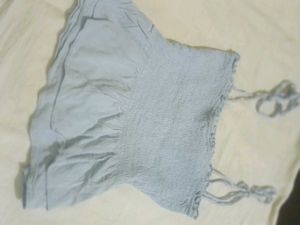 Blue ❄️ Crop Top