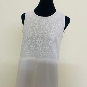 VAN HEUSEN Elegant White Long Gown