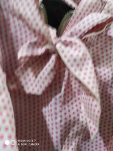 Pink Dots Design Top