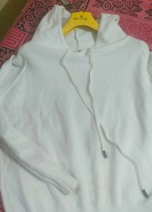 white hoodie