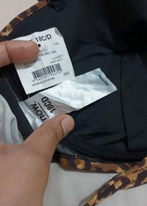 Leopard Print Bikini Top