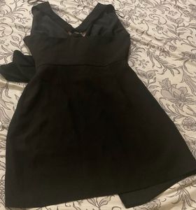 Skater Black Mini Dress