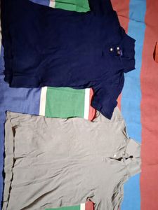 2 Cotton Polo T-Shirts For Kids 10-12yrs