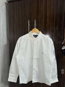 Ralph Lauren Solid White Shirt