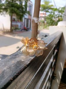 Golden Butterfly &amp; Flower Bracelet