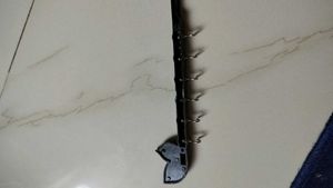 Metal key holder, screw missing