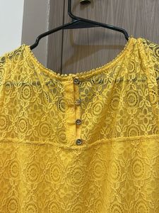 Yellow Lace Dress