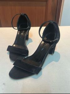 Black Ankle Strap Heels