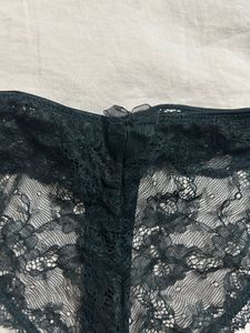 Black Lace Thong