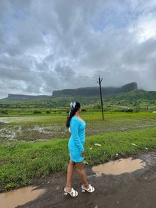 Square Neck Short Dress