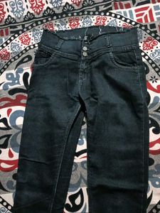 High Waisted Dark Wash Jeans
