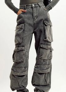 Black Cargo Jeans