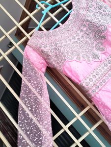 Light Pink Gown Wid Dupatta..