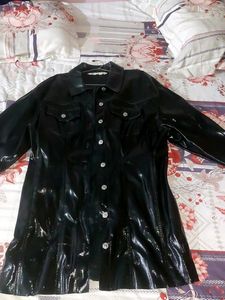 Zara Leather Black ⚫️ Jacket