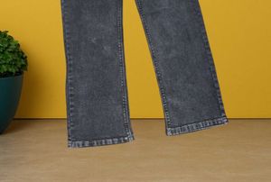 M@99 Size-26 Trendy Black Wide Leg Jeans