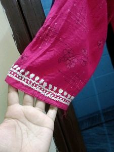 Elegant Embroidered Kurta