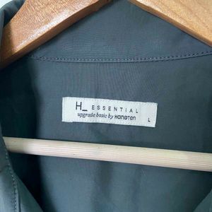 Olive Camp Collar Shirt