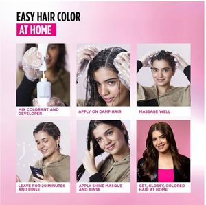 L’Oreal Paris Hair Color (400 Dark Brown)