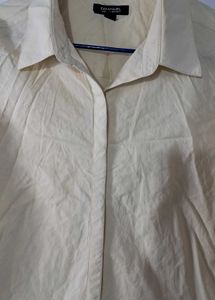 Light Yellow Button Up Shirt