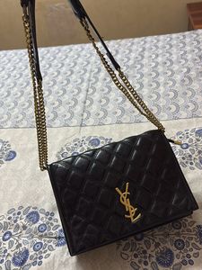 YSL Quilted Leather Chain Bag
