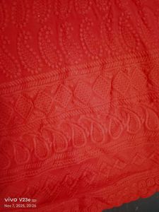 Red Cotton Kurti