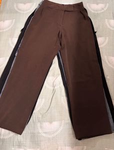 Brown Wide Leg Trousers