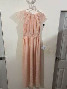 Peach Maxi Dress