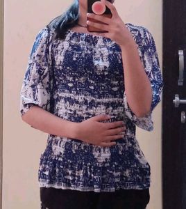 Multi Colour Stylish Smoking Top