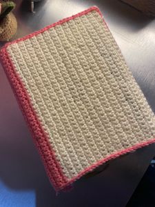 Crochet Heart Book Cover