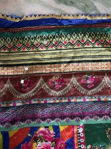 Vintage Floral Print Dupatta