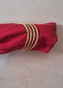 New Gold Plated Bangle Set