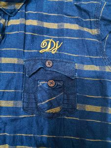Striped Button-Down Shirt