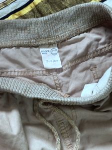 Beige Max Jogger Pants Casual Comfort Drawstring