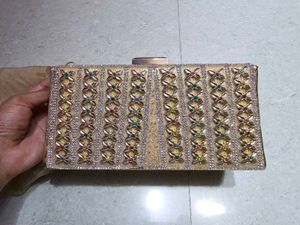 GOLD Party Wear Clutch