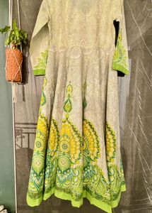 Floral Anarkali Kurti