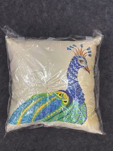 Brand New Cushion with Peacock