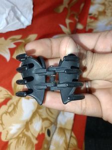 Black Heart Claw Clip