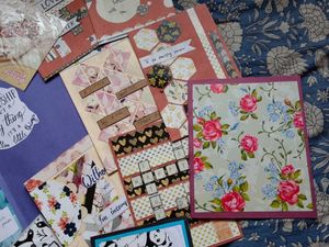 Combo Of 12 Handmade Cards, A Scrapbook Base